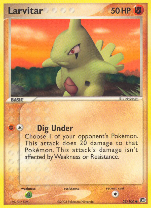Larvitar (52/106) [EX: Emerald] | Good Games Cannington