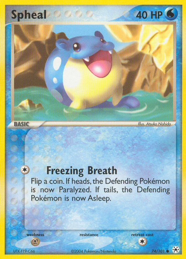 Spheal (74/101) [EX: Hidden Legends] | Good Games Cannington