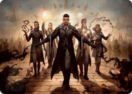 Silverquill Command Art Card [Strixhaven: School of Mages Art Series] | Good Games Cannington