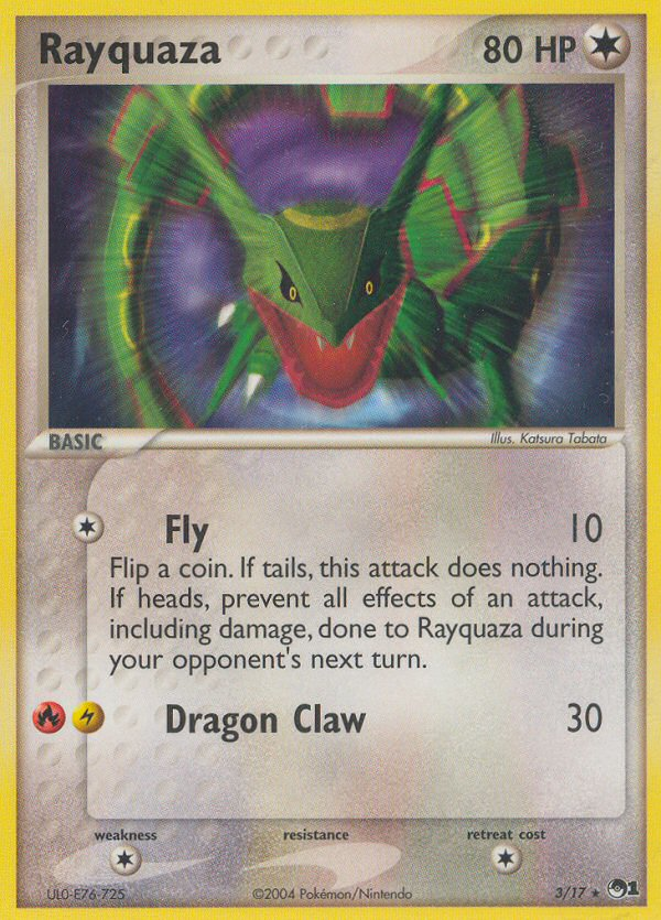 Rayquaza (3/17) [POP Series 1] | Good Games Cannington