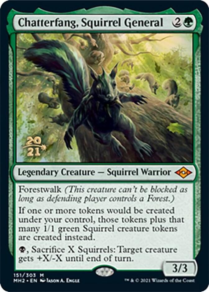 Chatterfang, Squirrel General [Modern Horizons 2 Prerelease Promos] | Good Games Cannington