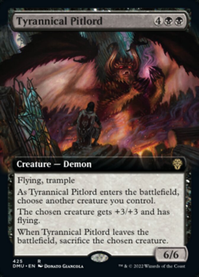 Tyrannical Pitlord (Extended Art) [Dominaria United] | Good Games Cannington
