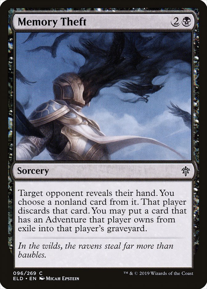 Memory Theft [Throne of Eldraine] | Good Games Cannington