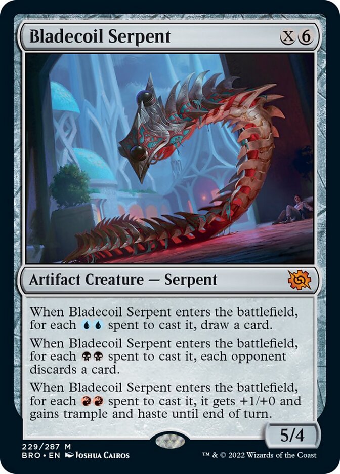 Bladecoil Serpent [The Brothers' War] | Good Games Cannington