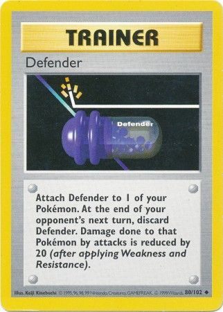 Defender (80/102) [Base Set Shadowless Unlimited] | Good Games Cannington