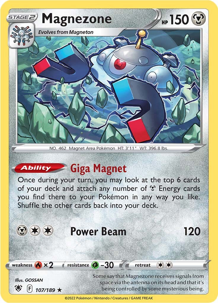 Magnezone (107/189) [Sword & Shield: Astral Radiance] | Good Games Cannington