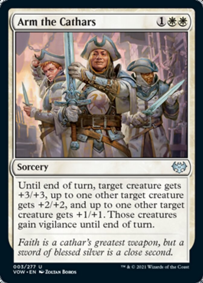 Arm the Cathars [Innistrad: Crimson Vow] | Good Games Cannington