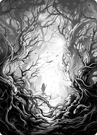 Forest 1 Art Card [Innistrad: Midnight Hunt Art Series] | Good Games Cannington
