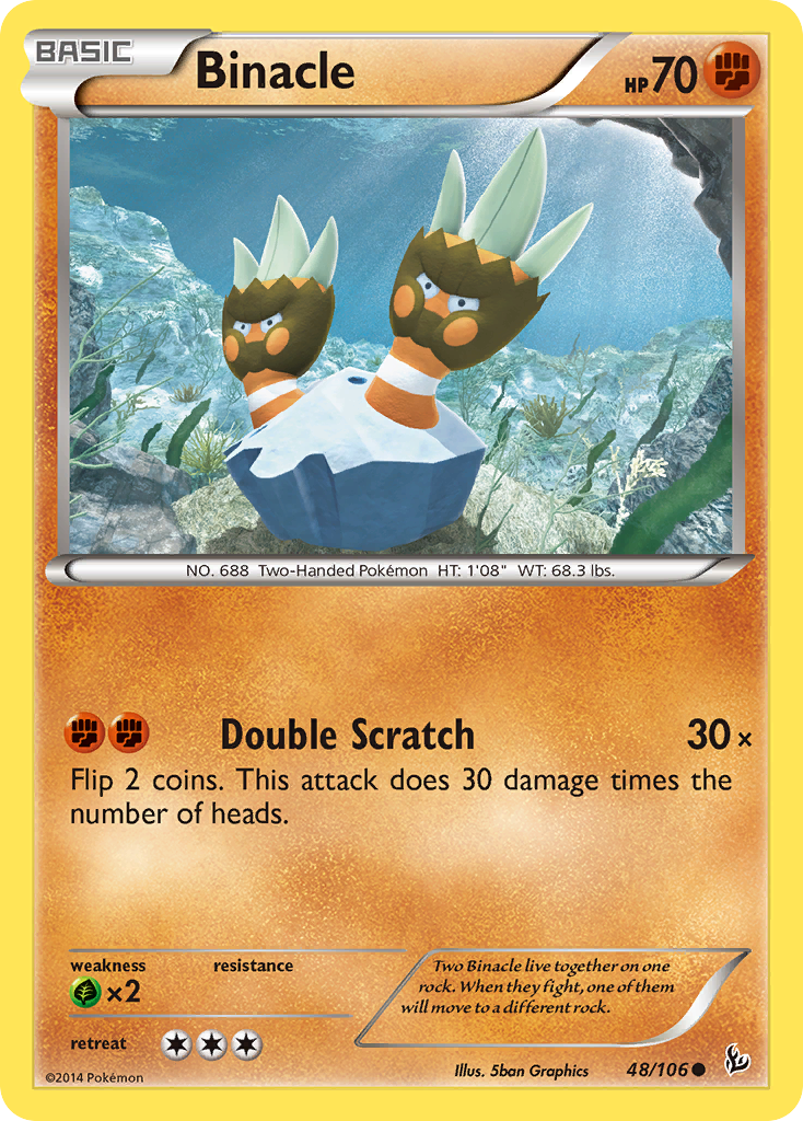 Binacle (48/106) [XY: Flashfire] | Good Games Cannington