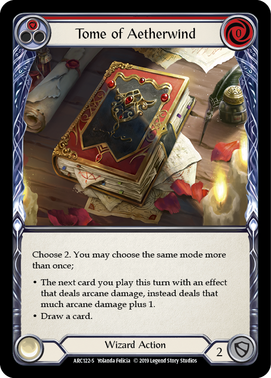 Tome of Aetherwind [ARC122-S] 1st Edition Normal | Good Games Cannington