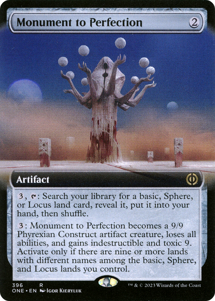 Monument to Perfection (Extended Art) [Phyrexia: All Will Be One] | Good Games Cannington