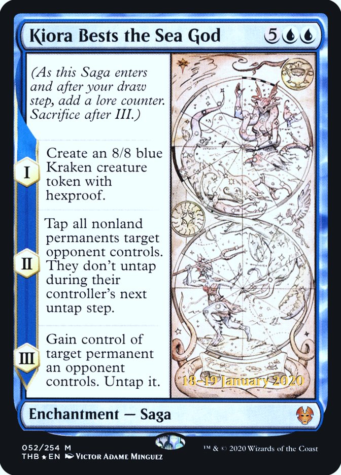 Kiora Bests the Sea God [Theros Beyond Death Prerelease Promos] | Good Games Cannington