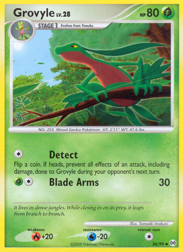 Grovyle (38/99) [Platinum: Arceus] | Good Games Cannington