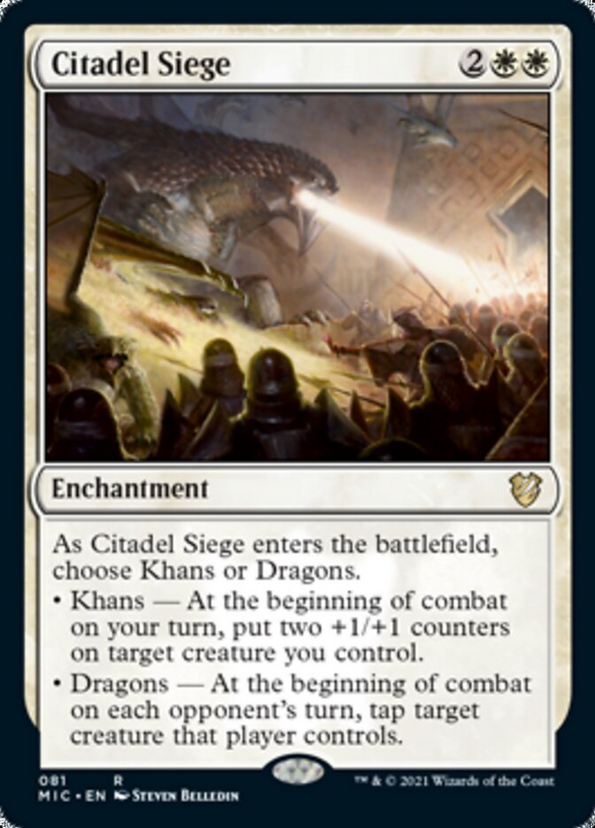 Citadel Siege [Innistrad: Midnight Hunt Commander] | Good Games Cannington
