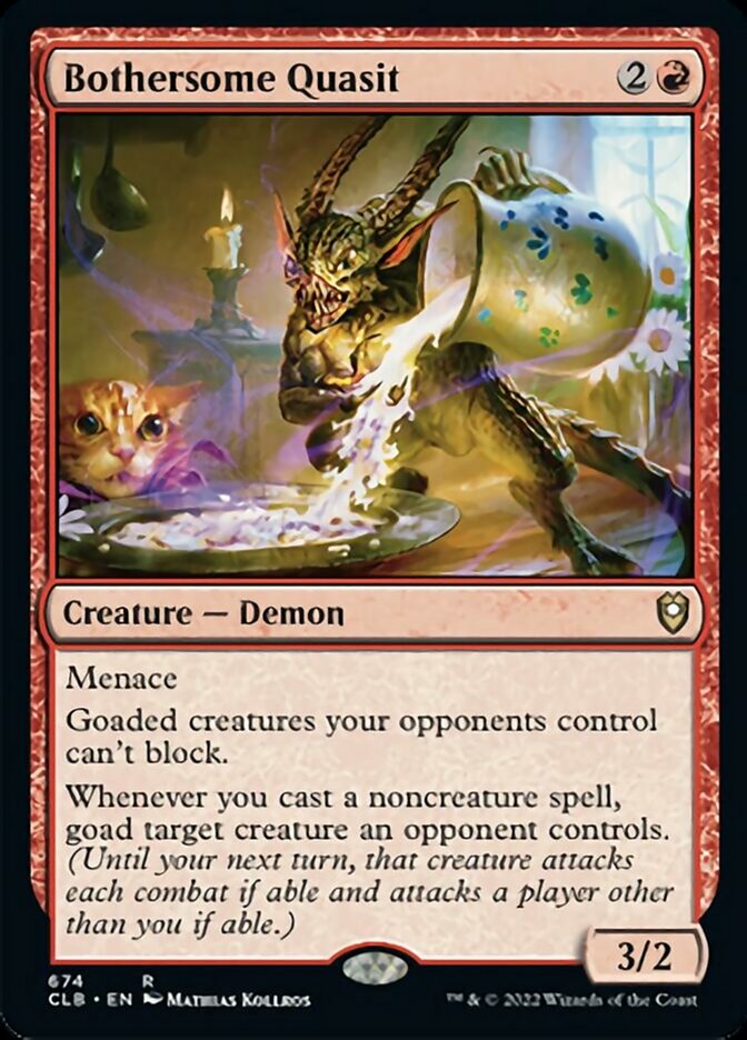 Bothersome Quasit [Commander Legends: Battle for Baldur's Gate] | Good Games Cannington