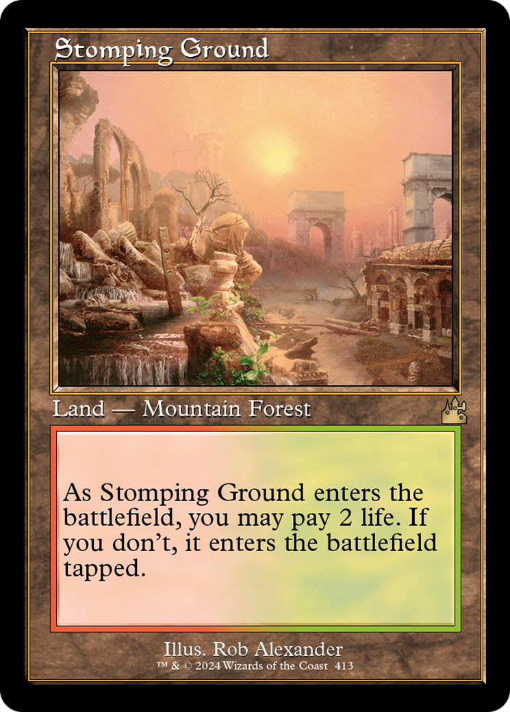 Stomping Ground (Retro) [Ravnica Remastered] | Good Games Cannington