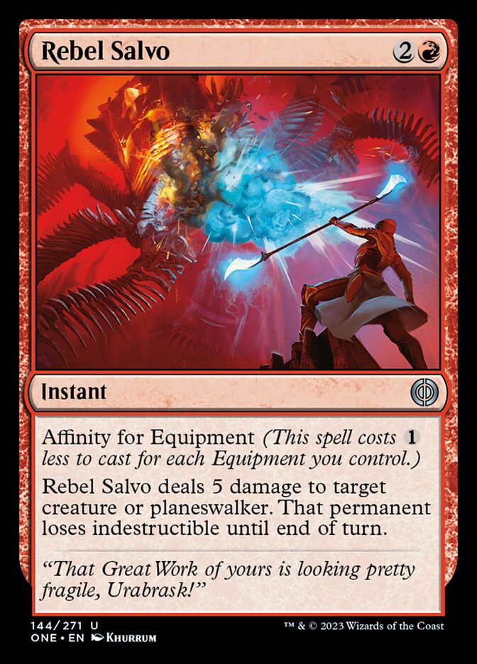 Rebel Salvo [Phyrexia: All Will Be One] | Good Games Cannington
