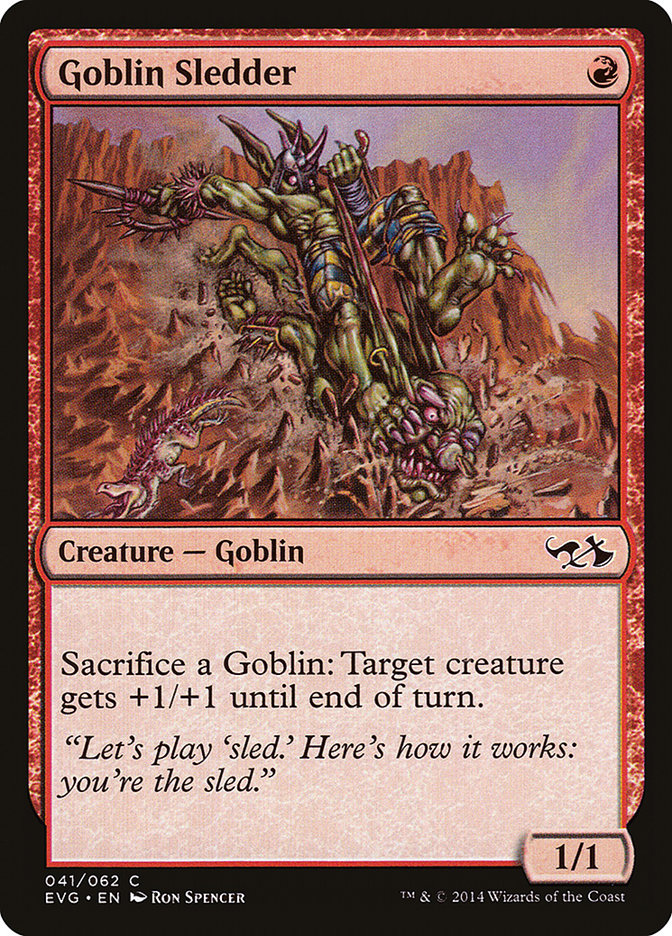 Goblin Sledder (Elves vs. Goblins) [Duel Decks Anthology] | Good Games Cannington