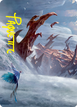 Island Art Card (Gold-Stamped Signature) [Strixhaven: School of Mages Art Series] | Good Games Cannington