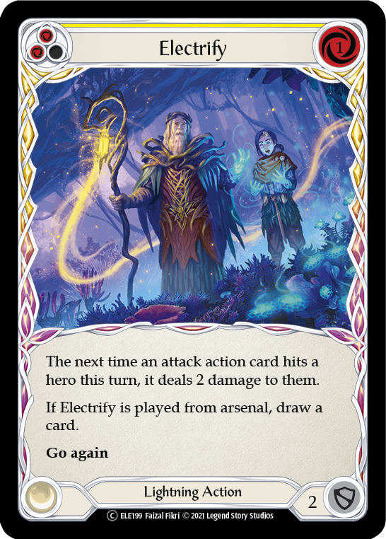 Electrify (Yellow) [U-ELE199] Unlimited Rainbow Foil | Good Games Cannington