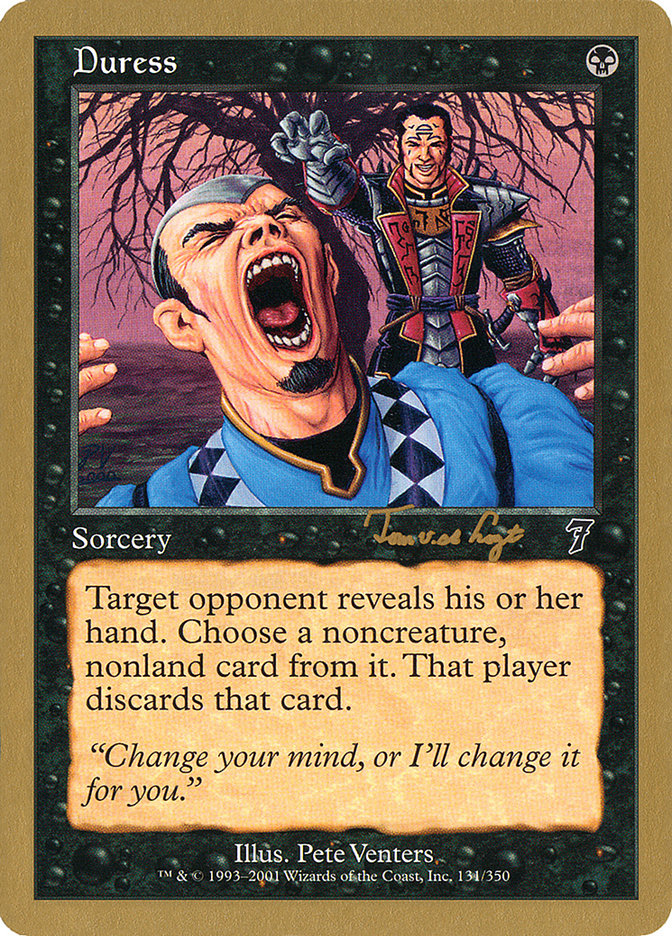 Duress (Tom van de Logt) [World Championship Decks 2001] | Good Games Cannington