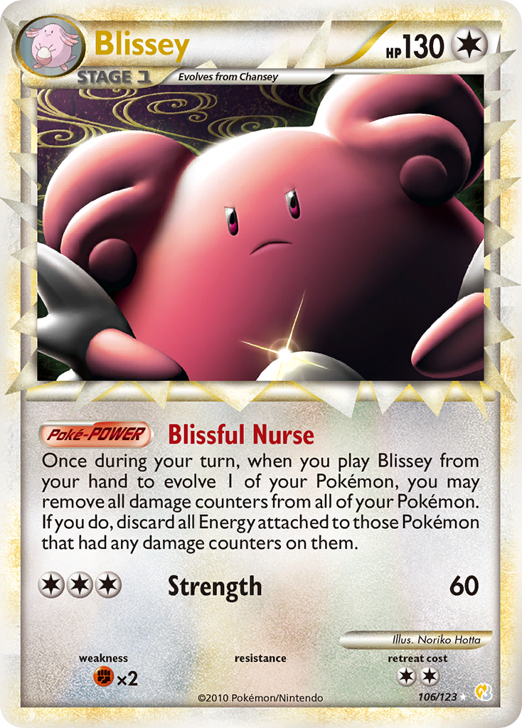Blissey (106/123) [HeartGold & SoulSilver: Base Set] | Good Games Cannington