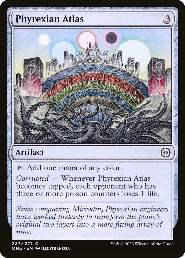 Phyrexian Atlas [Phyrexia: All Will Be One] | Good Games Cannington