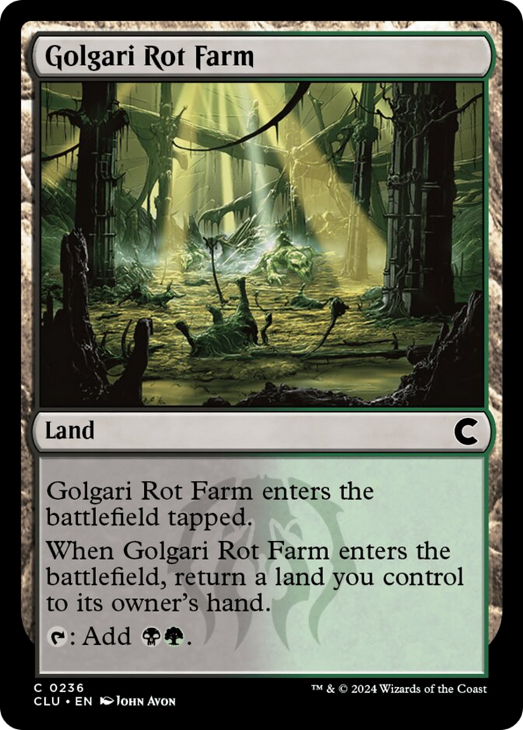 Golgari Rot Farm [Ravnica: Clue Edition] | Good Games Cannington