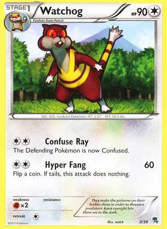 Watchog (2/30) [Black & White: Trainer Kit - Zoroark] | Good Games Cannington