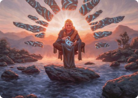Jadzi, Oracle of Arcavios Art Card [Strixhaven: School of Mages Art Series] | Good Games Cannington