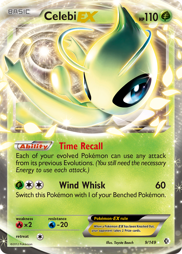 Celebi EX (9/149) [Black & White: Boundaries Crossed] | Good Games Cannington