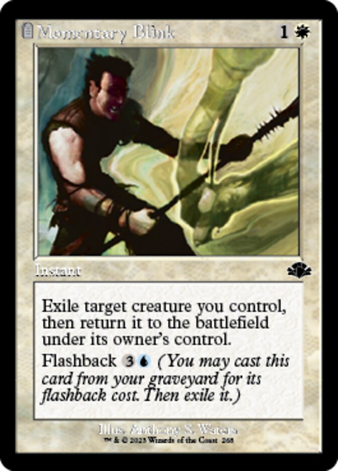Momentary Blink (Retro) [Dominaria Remastered] | Good Games Cannington