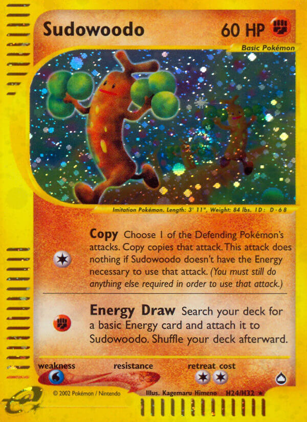 Sudowoodo (H24/H32) [Aquapolis] | Good Games Cannington
