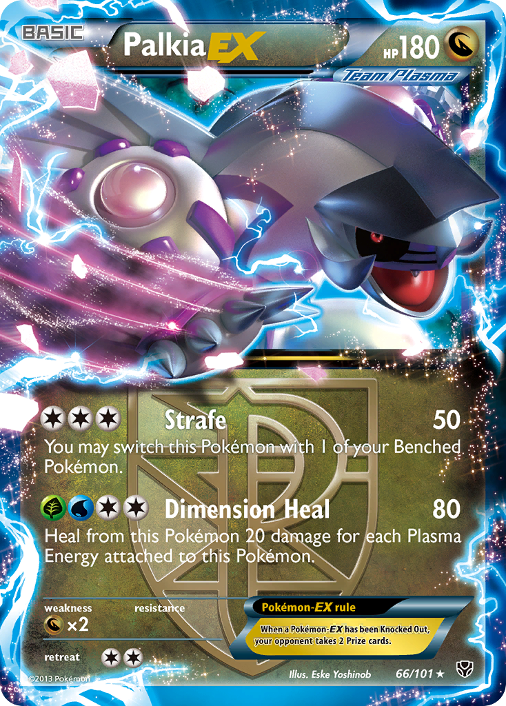 Palkia EX (66/101) [Black & White: Plasma Blast] | Good Games Cannington