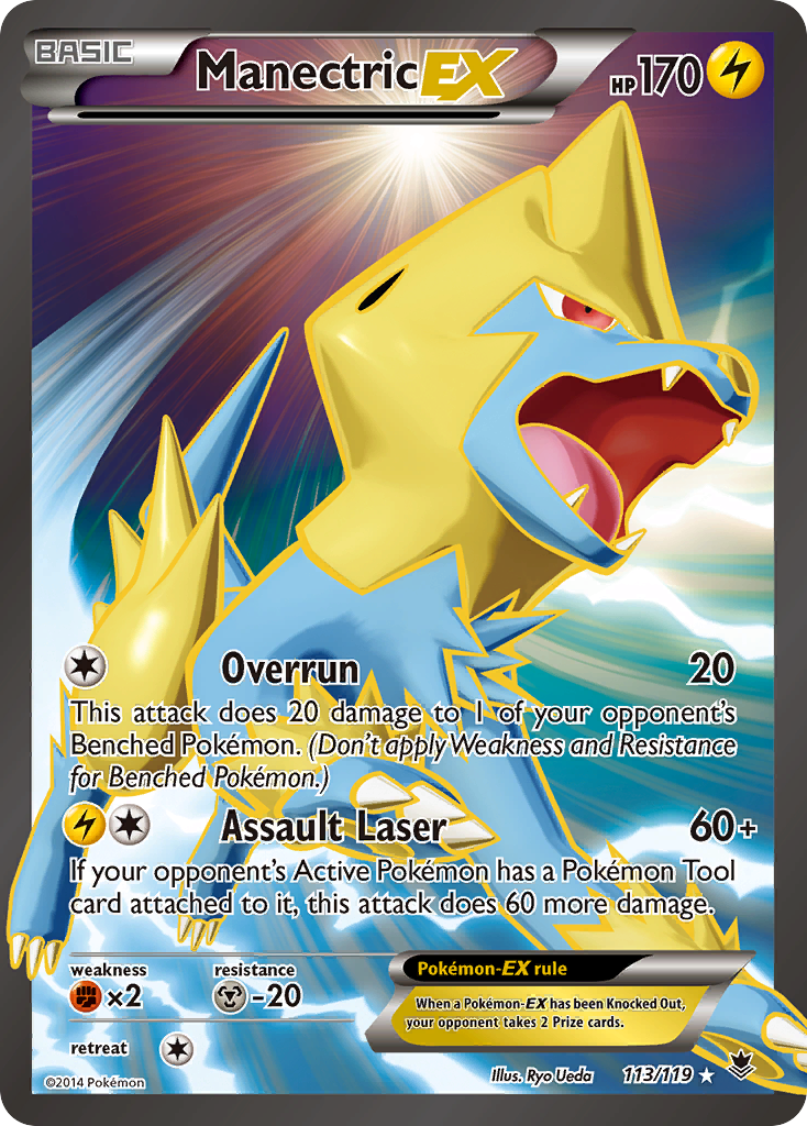 Manectric EX (113/119) [XY: Phantom Forces] | Good Games Cannington