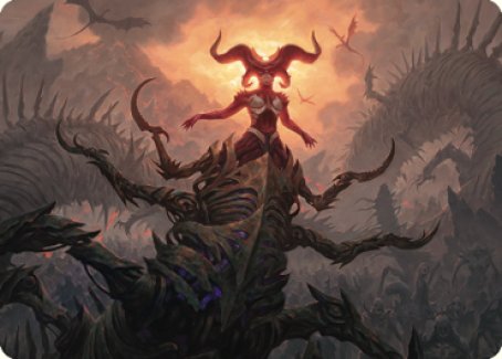Sheoldred, the Apocalypse Art Card [Dominaria United Art Series] | Good Games Cannington
