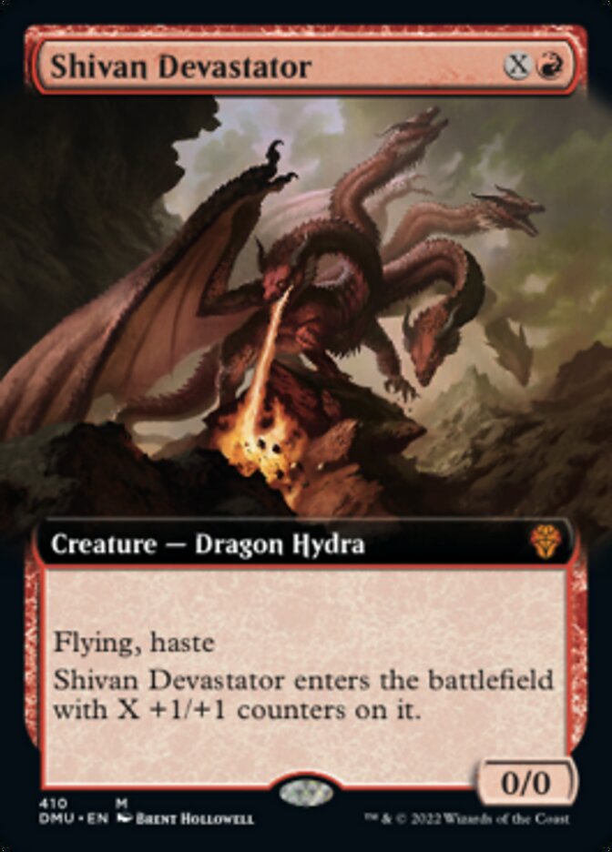 Shivan Devastator (Extended Art) [Dominaria United] | Good Games Cannington