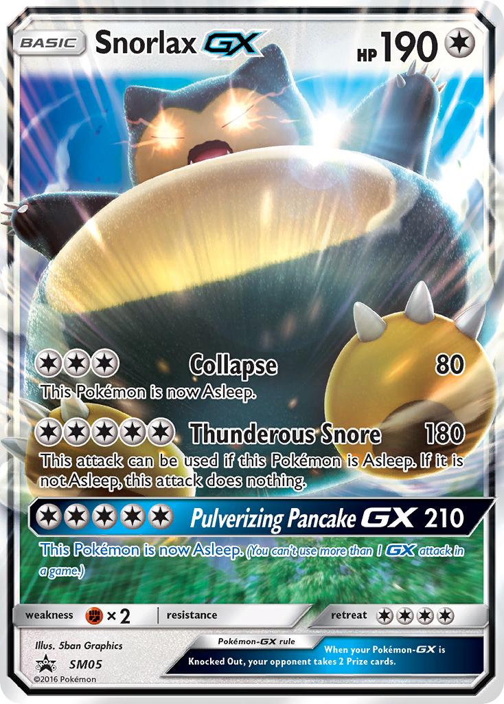 Snorlax GX (SM05) [Sun & Moon: Black Star Promos] | Good Games Cannington