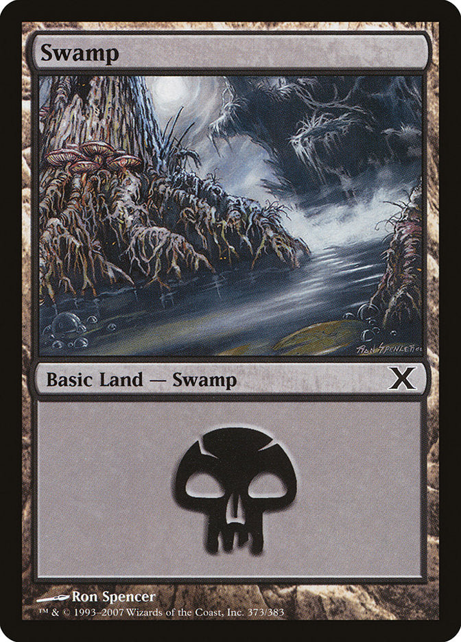 Swamp (373) [Tenth Edition] | Good Games Cannington