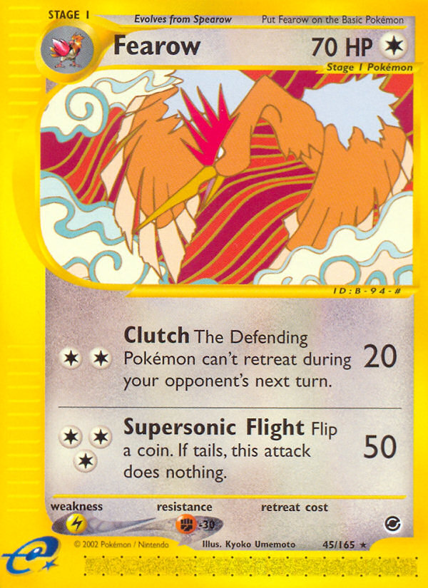 Fearow (45/165) [Expedition: Base Set] | Good Games Cannington