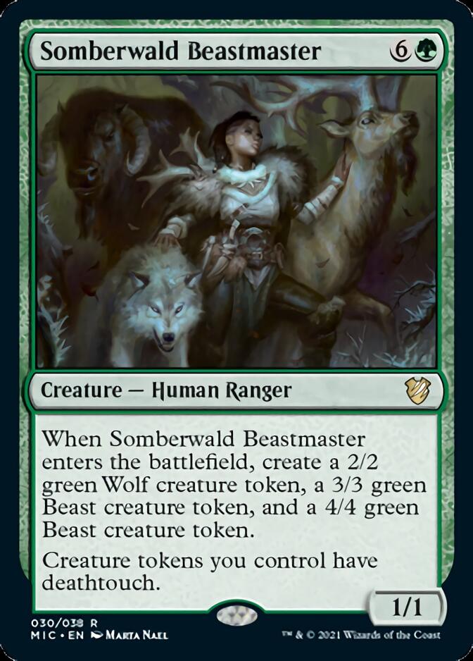 Somberwald Beastmaster [Innistrad: Midnight Hunt Commander] | Good Games Cannington