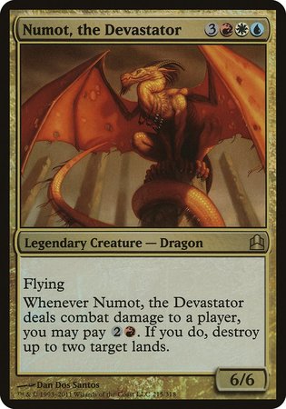 Numot, the Devastator (Oversized) [Commander 2011 Oversized] | Good Games Cannington
