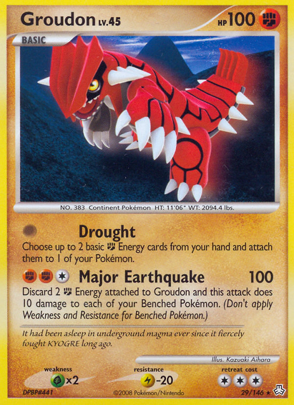 Groudon (29/146) [Diamond & Pearl: Legends Awakened] | Good Games Cannington