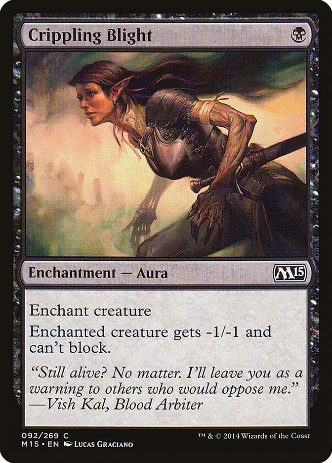 Crippling Blight [Magic 2015] | Good Games Cannington
