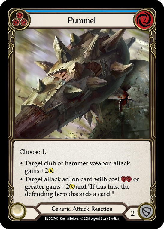 Pummel (Blue) [BVO027-C] 1st Edition Normal | Good Games Cannington
