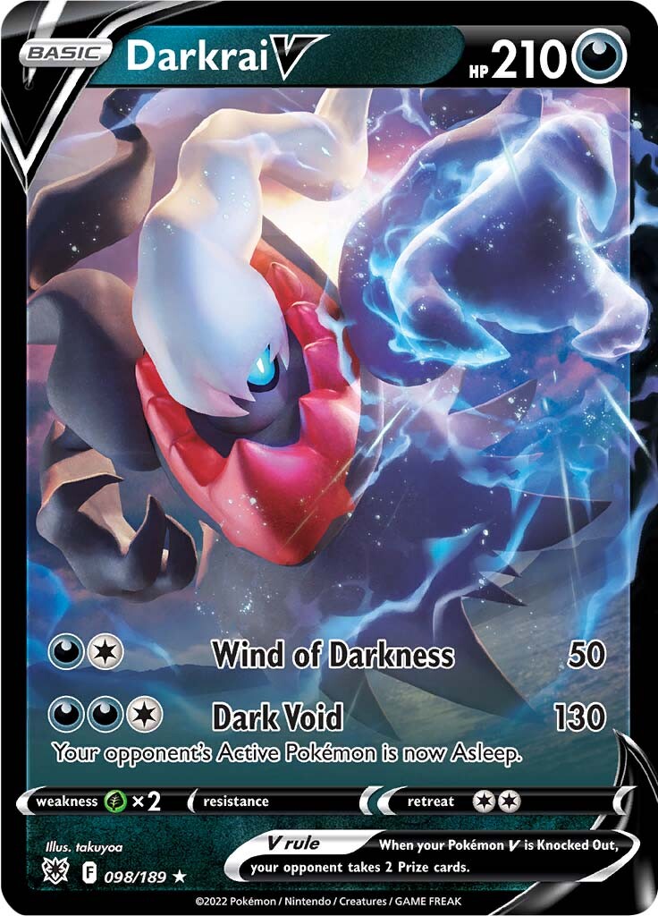 Darkrai V (098/189) [Sword & Shield: Astral Radiance] | Good Games Cannington
