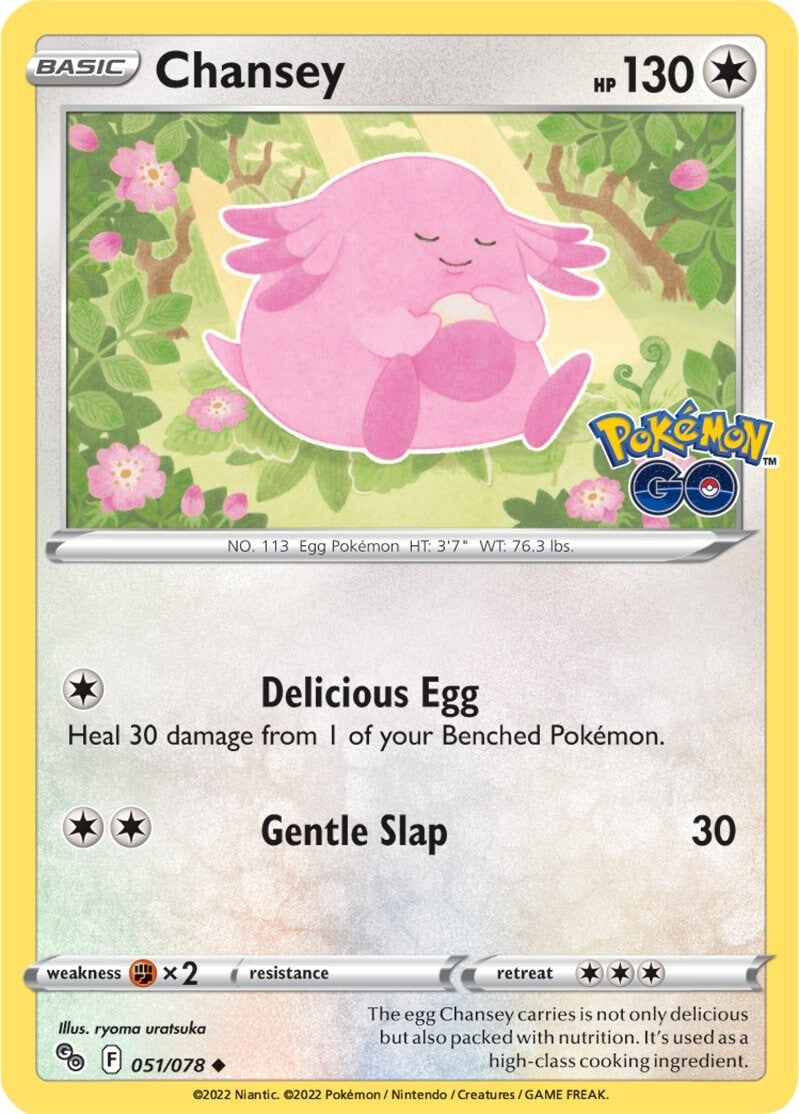 Chansey (051/078) [Pokémon GO] | Good Games Cannington