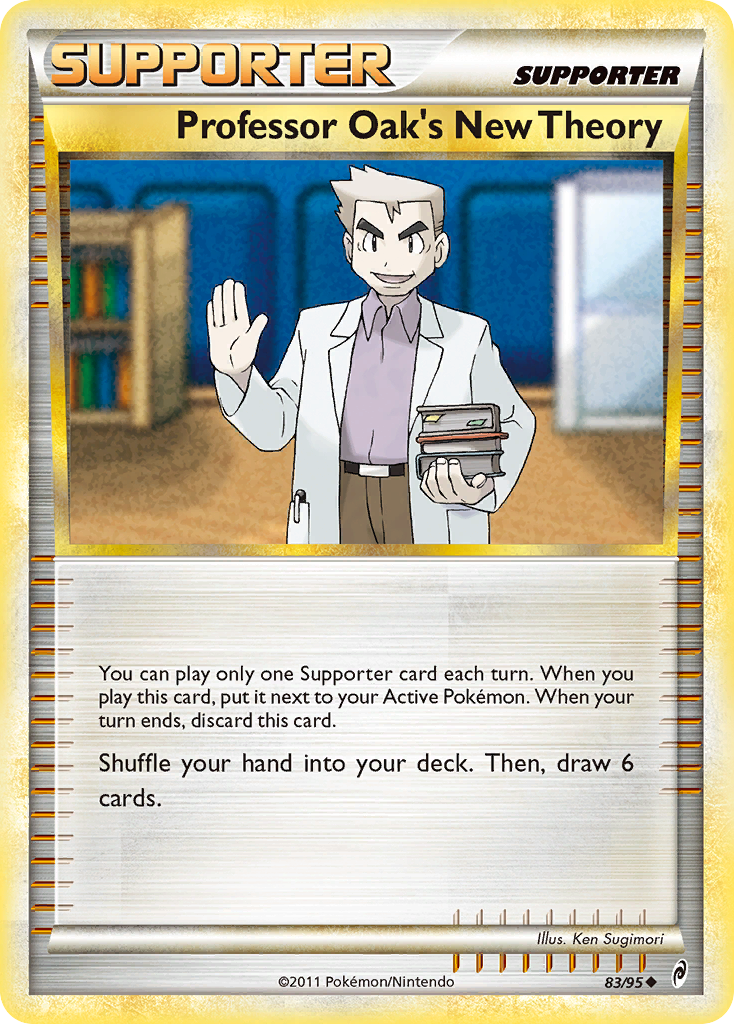 Professor Oak's New Theory (83/95) [HeartGold & SoulSilver: Call of Legends] | Good Games Cannington
