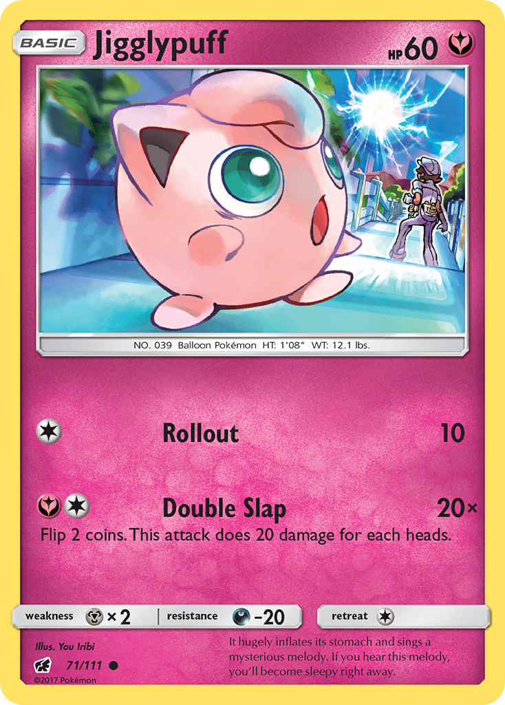 Jigglypuff (71/111) [Sun & Moon: Crimson Invasion] | Good Games Cannington