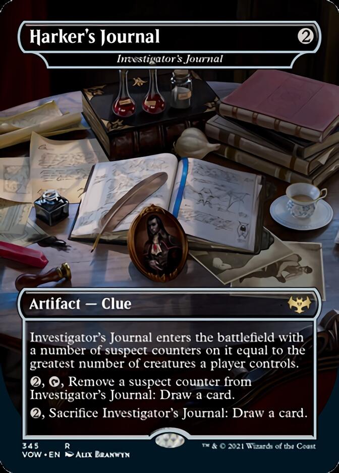 Investigator's Journal - Harker's Journal [Innistrad: Crimson Vow] | Good Games Cannington